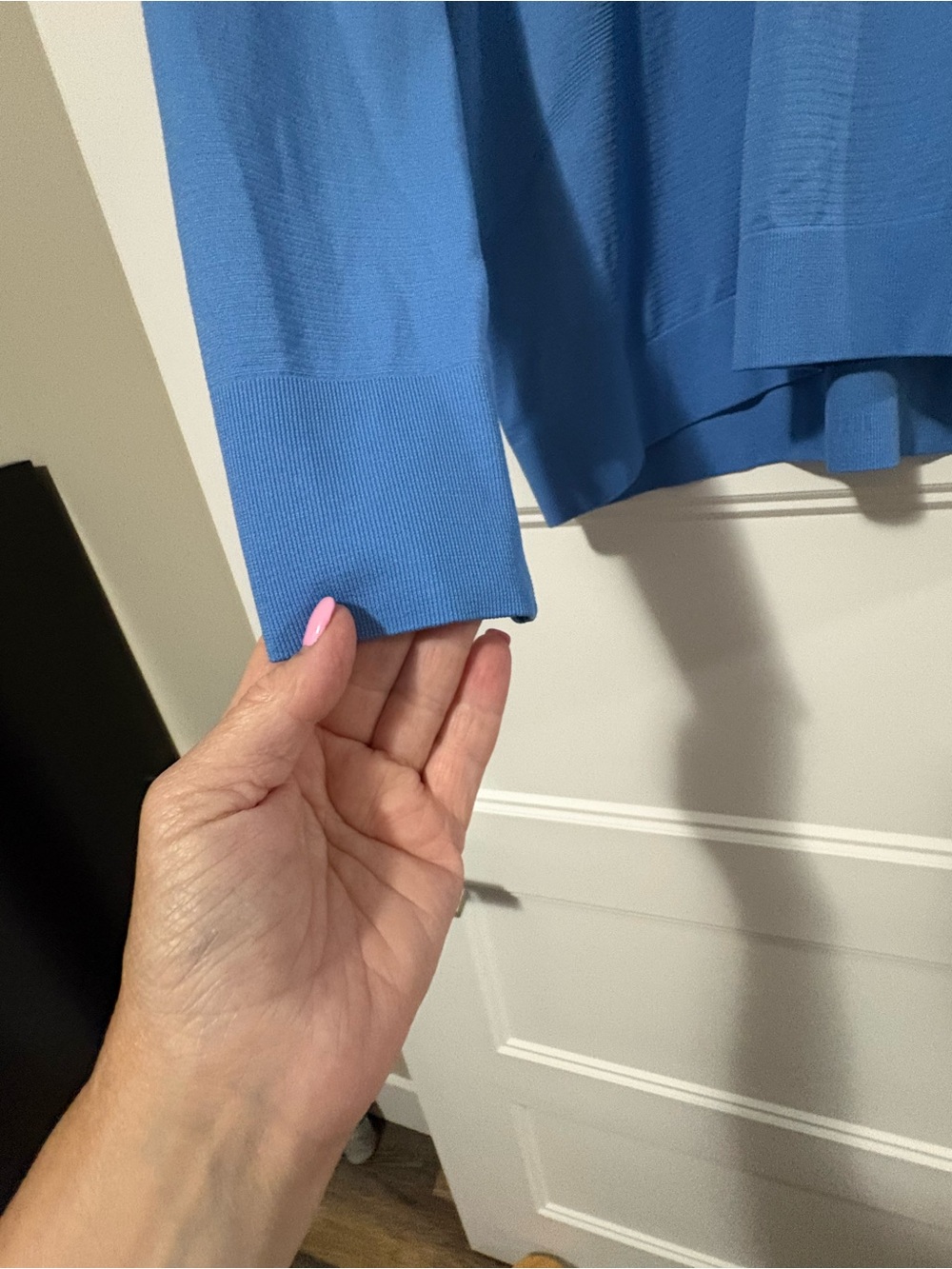 lululemon athletica Swiftly Relaxed Long Sleeve pool side blue sz 10 - Picture 6 of 8